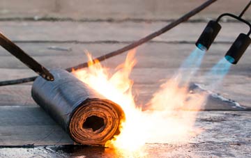 The Bell asphalt flat roofing repairs